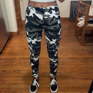 Camo cargo pants